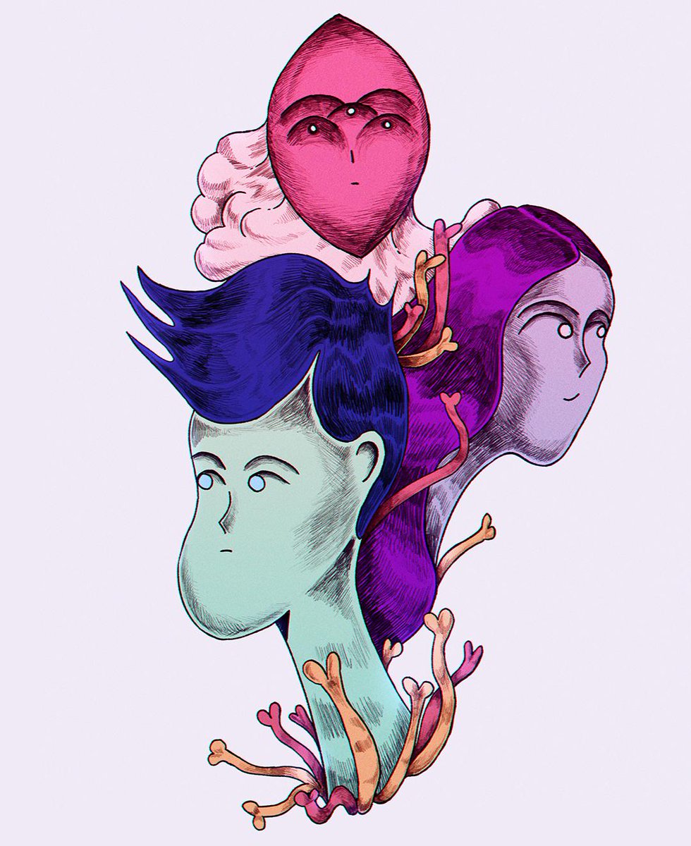 Florent_td's tweet photo. Three unrelated drawings I made with the same style https://t.co/YZi94yHOwf