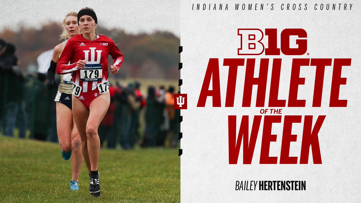 Women's National Athlete of the Week ✔️
Women's Big Ten Athlete of the Week ✔️

✏️: bit.ly/2kH0Q9v

#GoIU ⚪️🔴