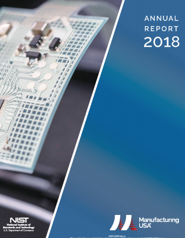 We are proud to be featured in the 2018 <a href="/MFGUSA/">Manufacturing USA</a> annual report, just released today, on the 14 Manufacturing USA institutes and their work to advance manufacturing in the US through new and innovative technologies. Read it here: bit.ly/2kol07X