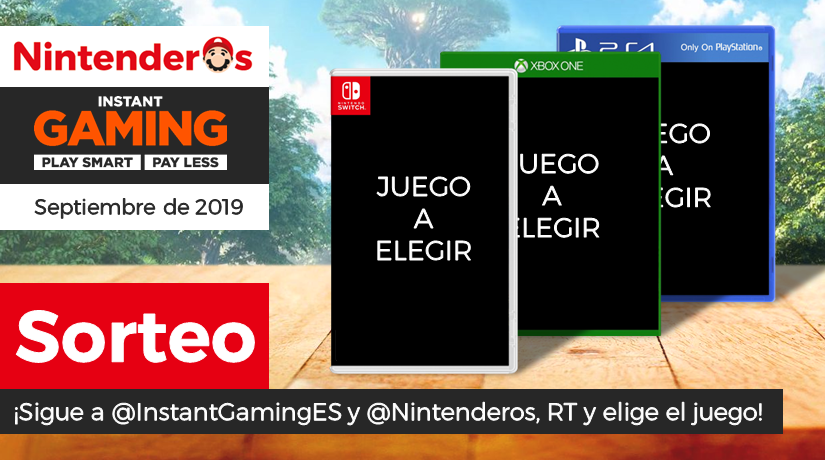 Nintenderos's tweet photo. ¡Sorteamos el juego que tú quieras!

➡️ Sigue a @InstantGamingES y @Nintenderos
➡️ RT aquí
➡️ Accede a este enlace: https://t.co/6eE9zjGoWS y selecciona el juego que quieras ganar
➡️ OPCIONAL: Cumple otros requisitos en el enlace anterior para tener más posibilidades

¡Suerte! https://t.co/nvCydKYrdk