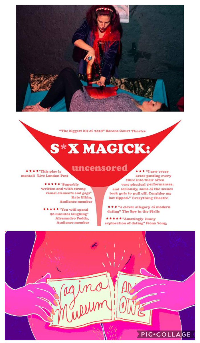 We're taking our play Sex Magick to the first Vagina Museum in the world!
Can't wait!!
"Are you going to cry like a little man or are you going to grow some ovaries?"
09/10
Book here:
vaginamuseum.co.uk/pages/events#/…
<a href="/vagina_museum/">Vagina Museum</a> 
#vagina #museum #camden #theatre #sex #play
Please RT :)