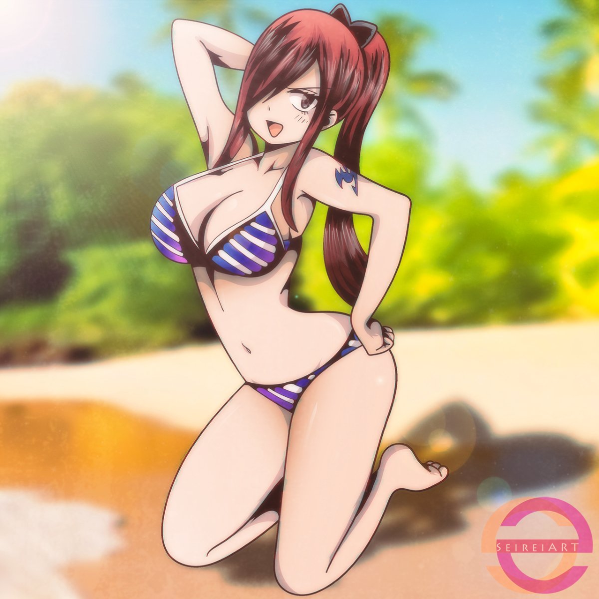SeireiART ☯ on X: エルザ・スカーレット #フェアリーテイル #エルザ・スカーレット #女の子 #anime #manga  #Vector #fanart #おっぱい #bikini t.coHq8SyQACtG  t.coJ1FY9jmdAr  X
