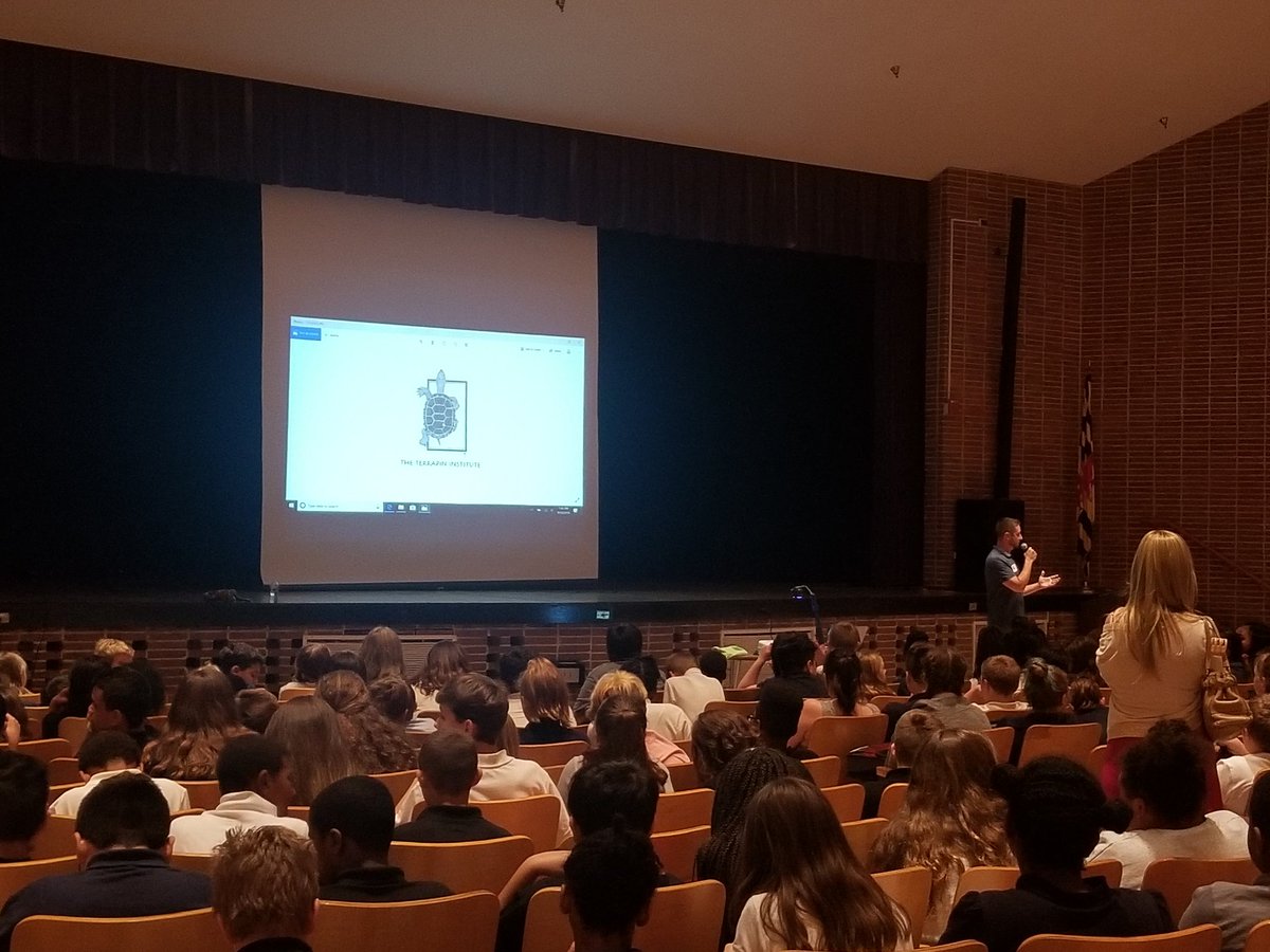 mauro_science's tweet photo. The 6th grade at LMS enjoyed hearing from Mr. Popp about his passion and work with the Maryland Terrapin Institute! #positivelylindale #aacpsawesome https://t.co/Mt3HP7AV3E
