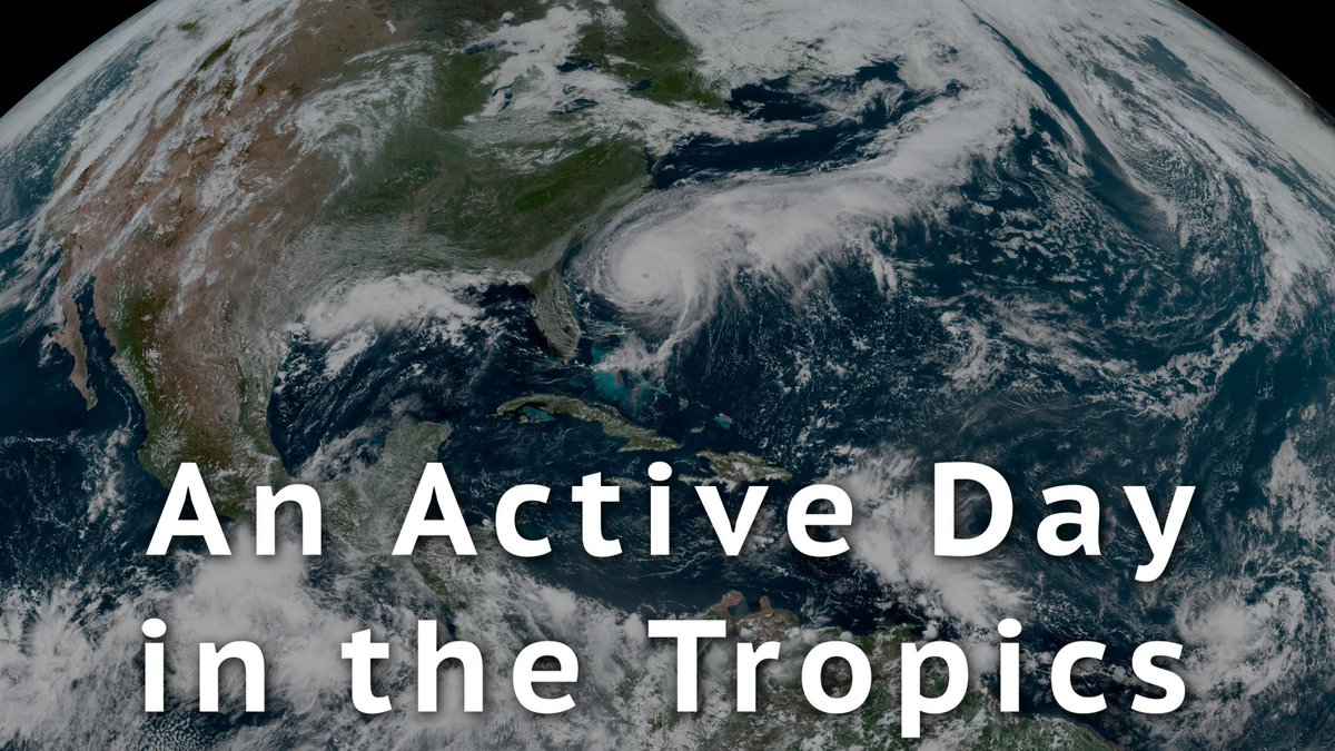 OkayLetsScience's tweet photo. It's an active time in the tropics. 

Here are some of the incredible visuals: https://t.co/fKwJWRn9tD https://t.co/hWp8ALLCYo