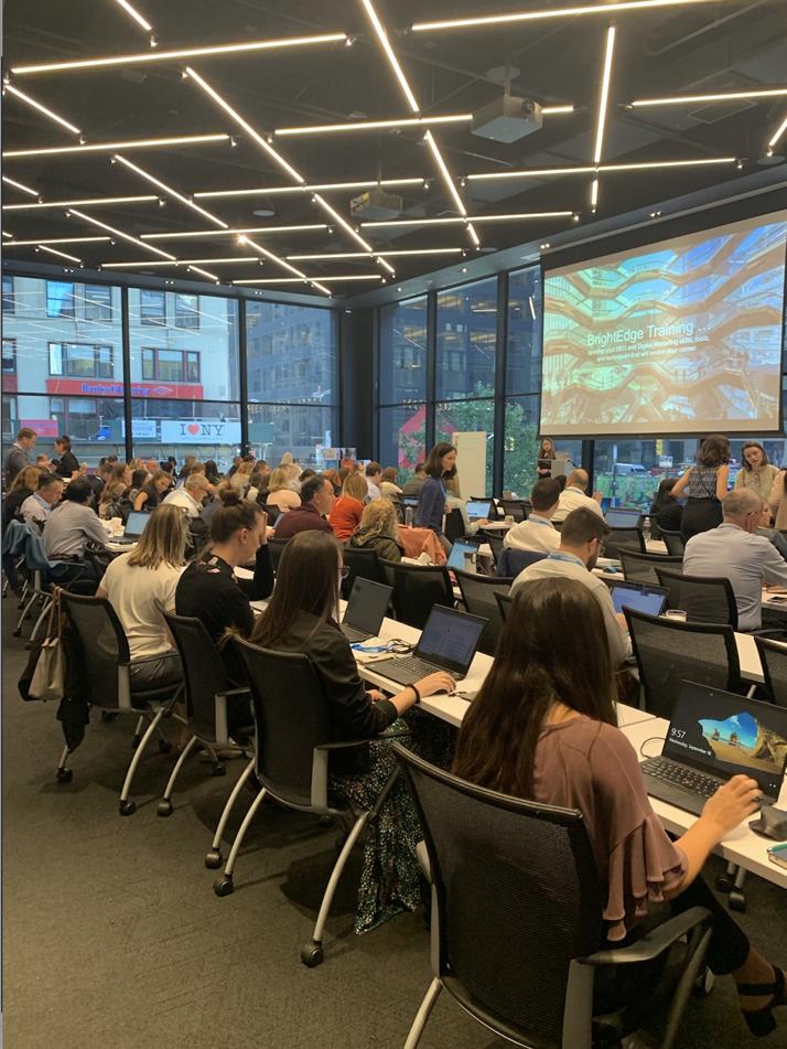 brightedge's tweet photo. It was great to see a full house of marketers today in Training and Certification at #Share19. We cant wait to see you all tomorrow for #SEO & #Digital Sessions, keynotes, CMO panel and much more ! https://t.co/reQFdlNHPs
