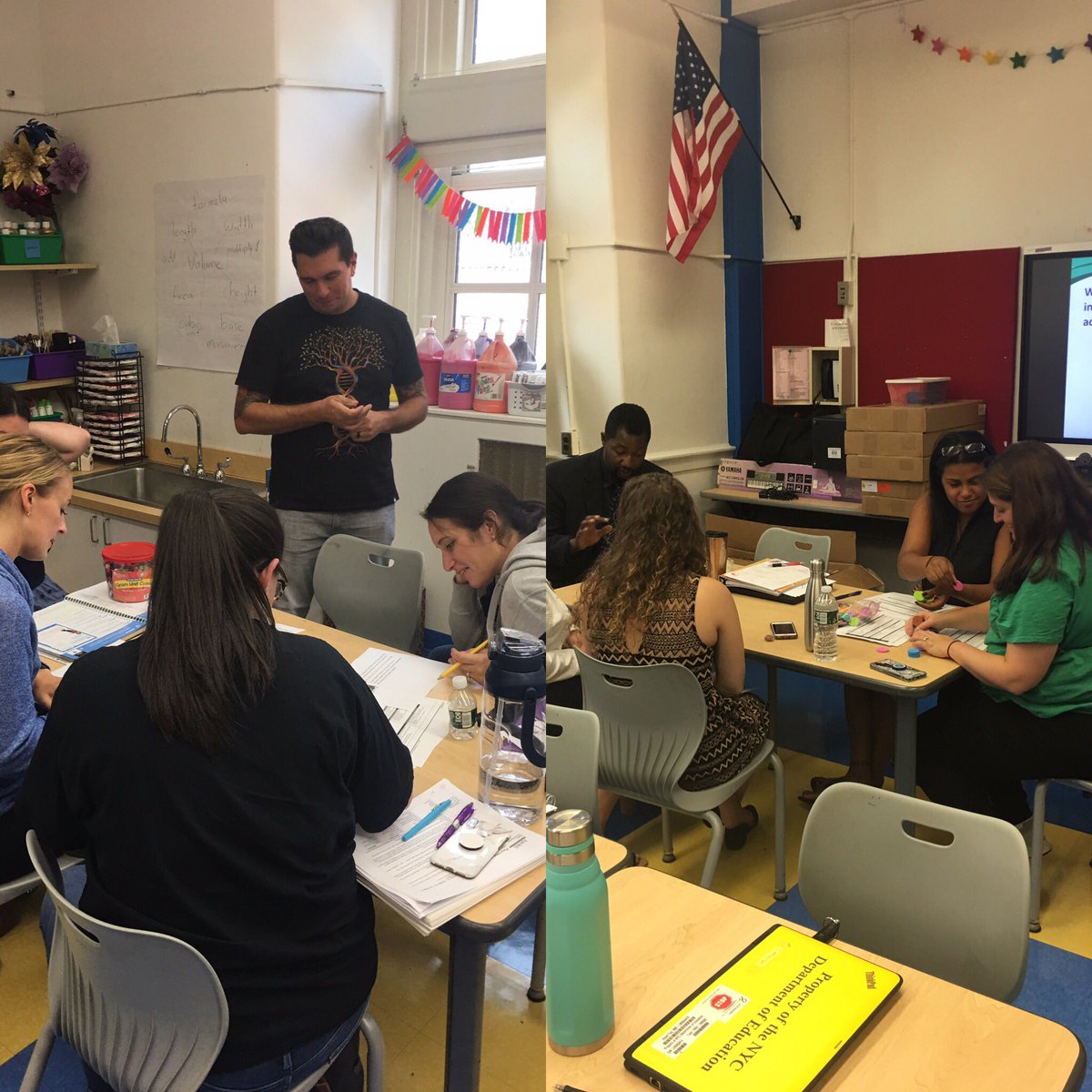 LrodAP06's tweet photo. A goal without a plan is just a wish! Great work by our 4th and 5th grade  teachers today. #Session1of15 @NTNMATH @PS21si @PS10FortHill @PS16School https://t.co/MotIZsouFb