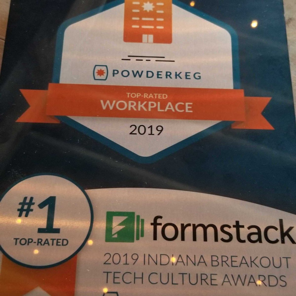 <a href="/PowderkegCo/">Powderkeg</a> And the #1 Top-Rated Workplace in Indiana Tech is

🥁🥁🥁

Formstack!! 

Thank you <a href="/PowderkegCo/">Powderkeg</a> for recognizing something we strive every day to be great at - company culture! #Breakout2019