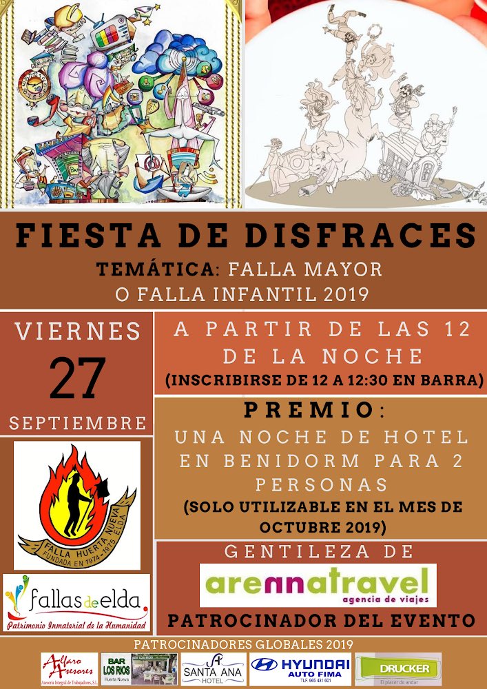 F_HuertaNueva's tweet photo. 🔄 A tan sólo 9 días de Fallas de Elda, vamos a ir actualizando los carteles de todas las cosas que podéis hacer y ver en Huerta Nueva.
#fallahuertanueva
#fallasdeelda
#90aniversario https://t.co/DWTKYbHBoE
