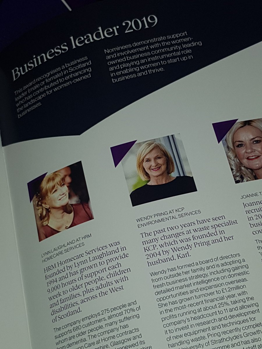 Lorna Gibson (@lg_strategiseit) on Twitter photo Good luck <a href="/Wendy_Pring/">Wendy White-Finnigan</a> I'm rooting for you! <a href="/KcpLtdUK/">KCP Environmental Services Ltd</a> #WESAwards @businessinsider <a href="/WEScotland/">Women's Enterprise Scotland</a> Good luck <a href="/Wendy_Pring/">Wendy White-Finnigan</a> I'm rooting for you! <a href="/KcpLtdUK/">KCP Environmental Services Ltd</a> #WESAwards @businessinsider <a href="/WEScotland/">Women's Enterprise Scotland</a>