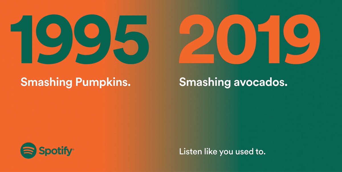 .<a href="/Spotify/">Spotify</a> gets nostalgic in these delightful outdoor ads for the U.K.: bit.ly/30ci2pO