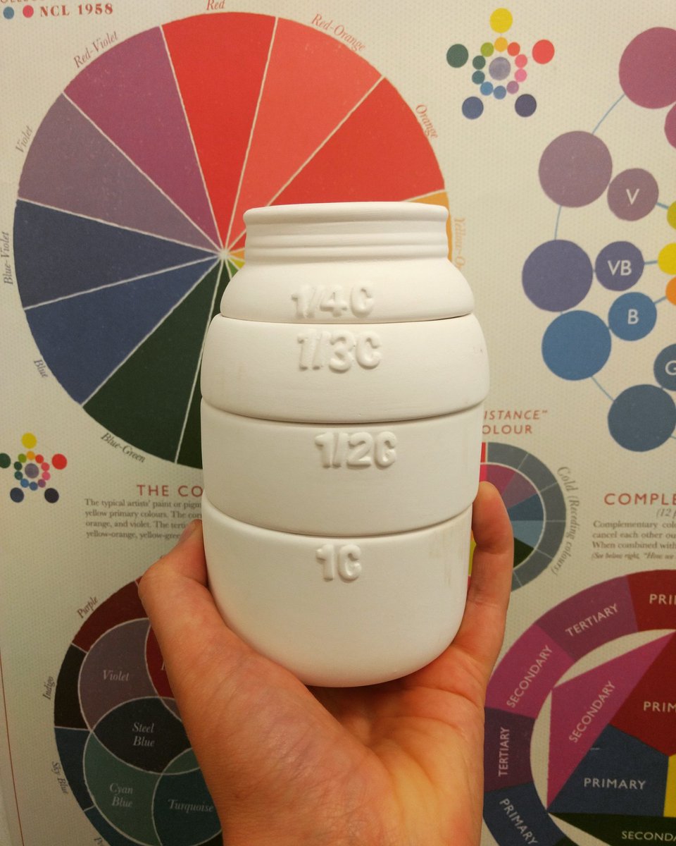 IrisandDora's tweet photo. #WareOfTheWeek oh my goooooodnessss, have you seen our new pottery stock?! ๐ This is our fav for the day, milk bottle style stackable measuring cups ๐๐๐ check out our events on FB for a nice list of pottery painting socials, and you can always pop in Tuesday to Sunday too! https://t.co/JSPWMVko8j