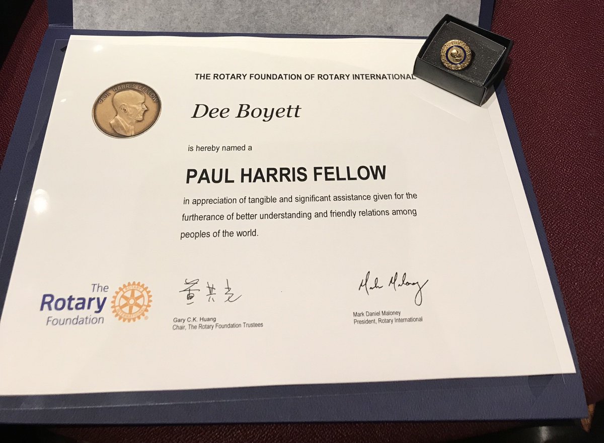 subarugrapevine's tweet photo. Hats off to Dee Boyett being recognized with a Paul Harris Fellow Award! Commitment to the Grapevine community through volunteering is an awesome to care about others. #nicework #giveback #volunteer #communitysupport #subarulovestocare #sampackcares https://t.co/6uYwqkgk6r