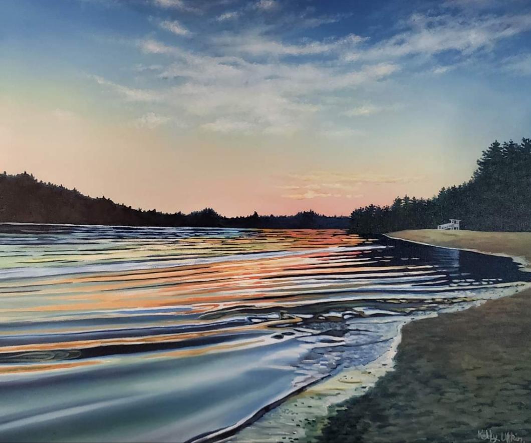 KellyUfkin's tweet photo. "Range Pond Sunset," 20x24, #1,200 
#oilpainting #sunset #summer #painting #art #artist #realism #contemporaryart #contemporary #artcollector #artdealer #artdecor #wallart #lake #water #artlovers #modernart #artblog #artgallery https://t.co/qicQXqBIs8