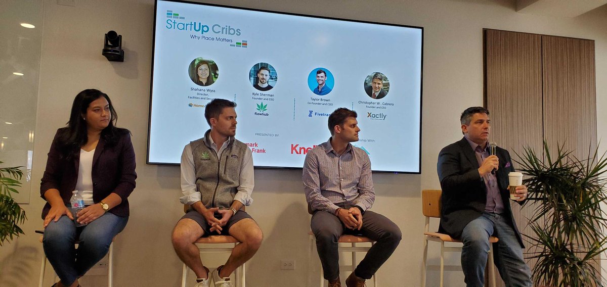Xactly's tweet photo. โDonโt get hung up on trying to keep up with the Joneses in terms of your office space. At the end of the day, building an environment that facilitates a strong, vibrant #culture is what matters.โ - #XactlyCorp CEO, @cabrera #DENStartupWeek https://t.co/xBOUlvAIe7