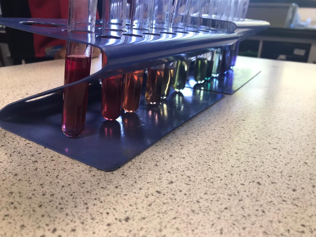 CncsScience's tweet photo. Science Club is back! Ms Peel and Ms Heyns showed our @CNCS_Year8 and year 7 students how to make a pH rainbow today, come along Wednesdays week A for more science experiments! @CNCSOfficial #science #pHindicators #experiments https://t.co/ucSLjwWcaj