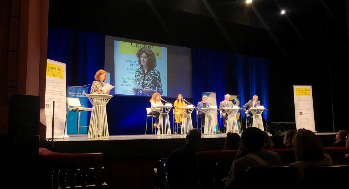 Les candidats du <a href="/parti_liberal/">Parti libéral</a>, du <a href="/BlocQuebecois/">Bloc Québécois</a>, du <a href="/NPD_QG/">NPD_QG</a>, du <a href="/PCC_HQ/">Parti conservateur</a> et du <a href="/PartiVertCanada/">Parti Vert du Canada</a> se prononcent sur les géants du numérique, la #crisedesmedias et la #decouvrabilité. #gdcm2019 #culture #polcan