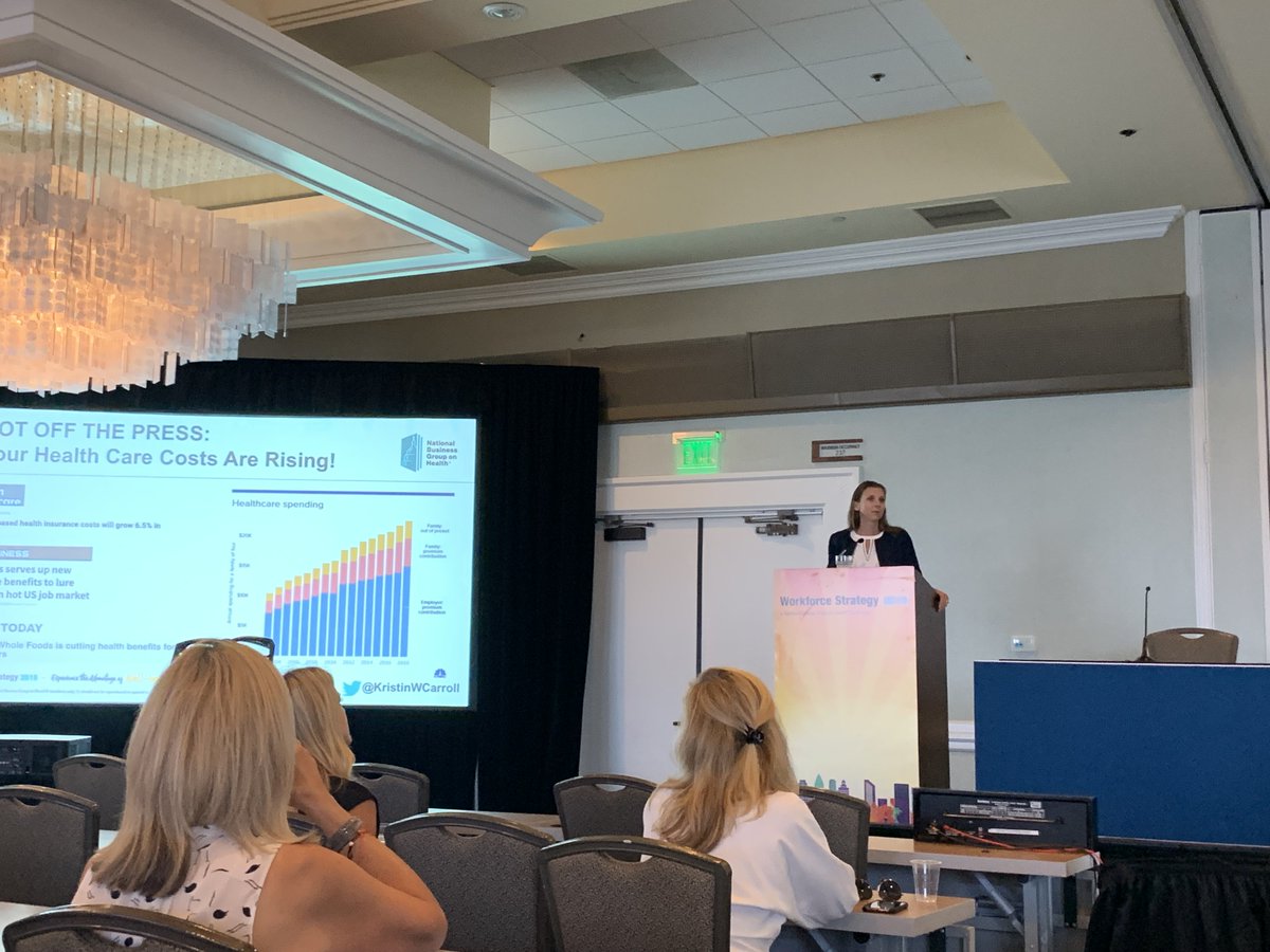 BizGrpHlth's tweet photo. @KristinWCarroll shares how tailoring your communication strategy with personalization can drive successful interventions for your most vulnerable employee populations. #WorkforceStrategy2019 https://t.co/uu5TA4B86y