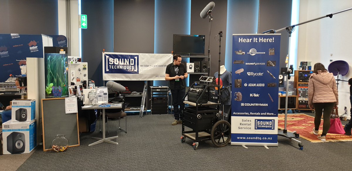soundtech_nz's tweet photo. Final day #proaudionz 2019. Still prizes and giveaways to be won at #soundtechniques. Come along and see us https://t.co/5ex5IWOzuk