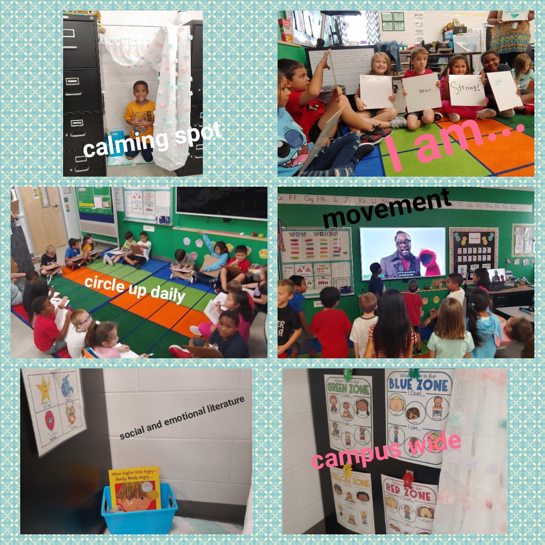 JstrohlR's tweet photo. @RoseGardenElem we are teaching the whole child by circling up daily, using zones of regulation, social and emotional literature and providing a safe calming spot. What other things have you incorporated in your classroom?#SEL #zonesofregulation #SocialEmotionalLearning https://t.co/LF9z010sEW