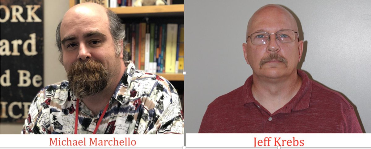 OPS_SouthHigh's tweet photo. The NETA(@yourNETA) designated September 17th as a day to celebrate technology staff in your building. We may be a day late, but we still want to recognize our amazing tech guys Mike Marchello and Jeff Krebs! #NETATechStar https://t.co/9AeZP79yXt