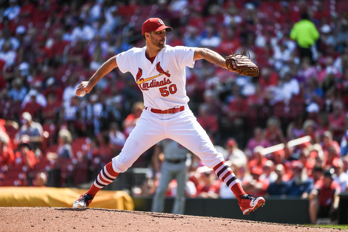 MLBStats's tweet photo. The @Cardinals have been rolling and so has Adam Wainwright.
 
Over his last 5 starts, the team is 5-0 and @UncleCharlie50 has a 0.88 ERA. https://t.co/aX8OgYECjJ