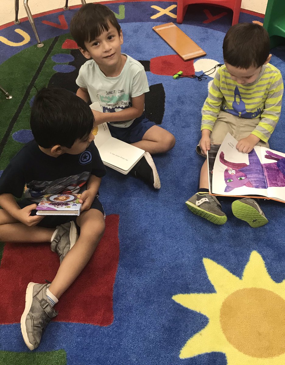 mskarla113a's tweet photo. It makes me so happy to see how much my little friends love books! #sd113a #owbears https://t.co/K46JhHVloX