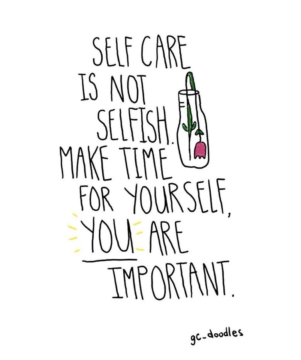 Self-care is not selfish. Make time for yourself - you are important too

Image: gcdoodles etsy.com/shop/gcdoodles