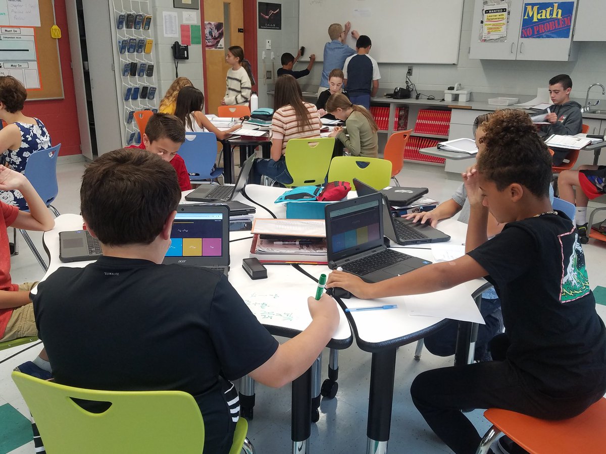 jmtishler's tweet photo. 3 schools in 3 days means a variety of amazing activities in our middle school math classes! @openmiddle @Desmos @quizlet @quizizz @gimkit #activelearning @DeckToys #problemsolving. Great job by the teachers &amp; students @BayshoreMiddle @ThompsonMSpride @thorne_ms #MTPSpride https://t.co/DM8mf97Juu