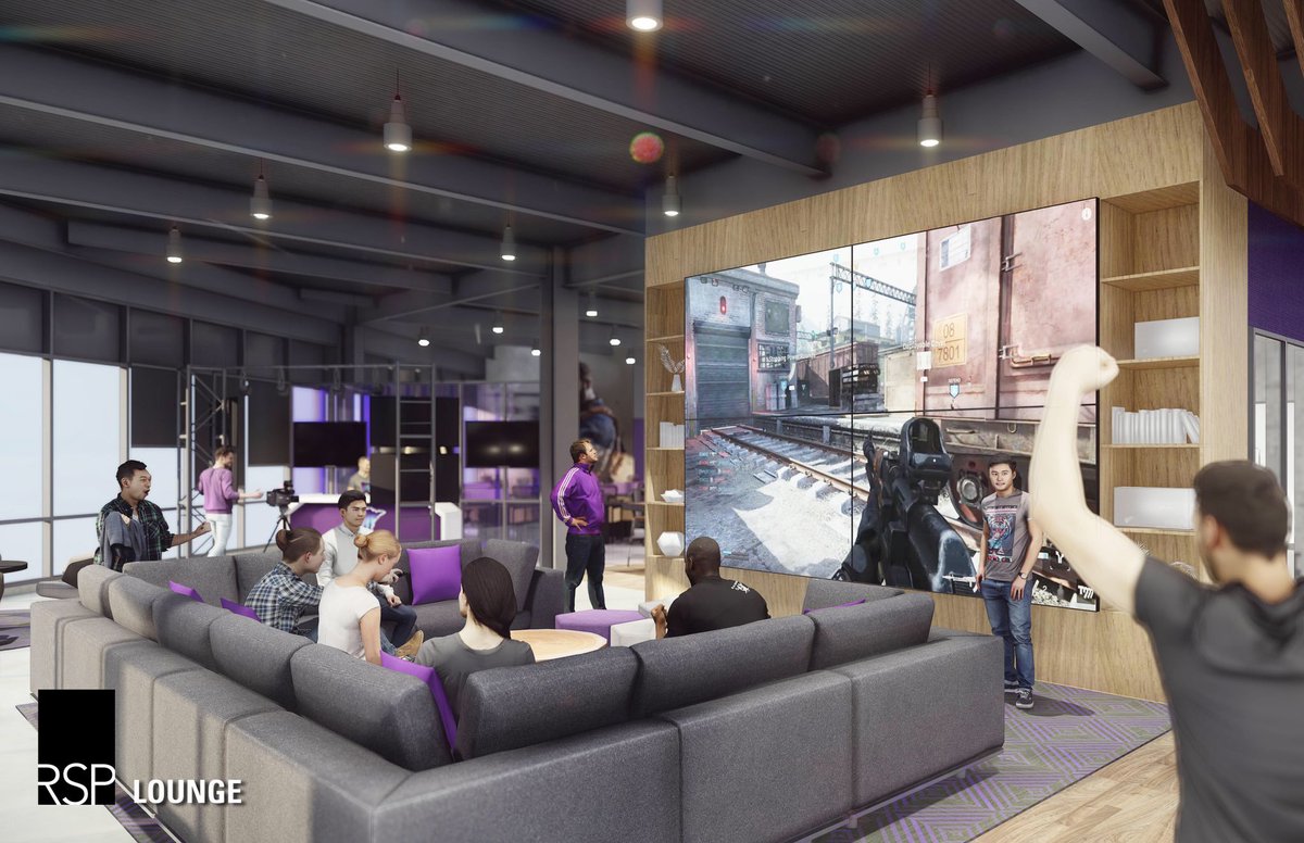 rsparch's tweet photo. With branding inspired by Minnesota’s Scandinavian culture, we’re enjoying the design process for the new @COD_MN franchise facility. Practice. Play. Watch. This space is sure to entertain, as we welcome them to the #boldnorth in 2020. #rspdesignthatworks #projectinprocess https://t.co/n7td5aX7ez