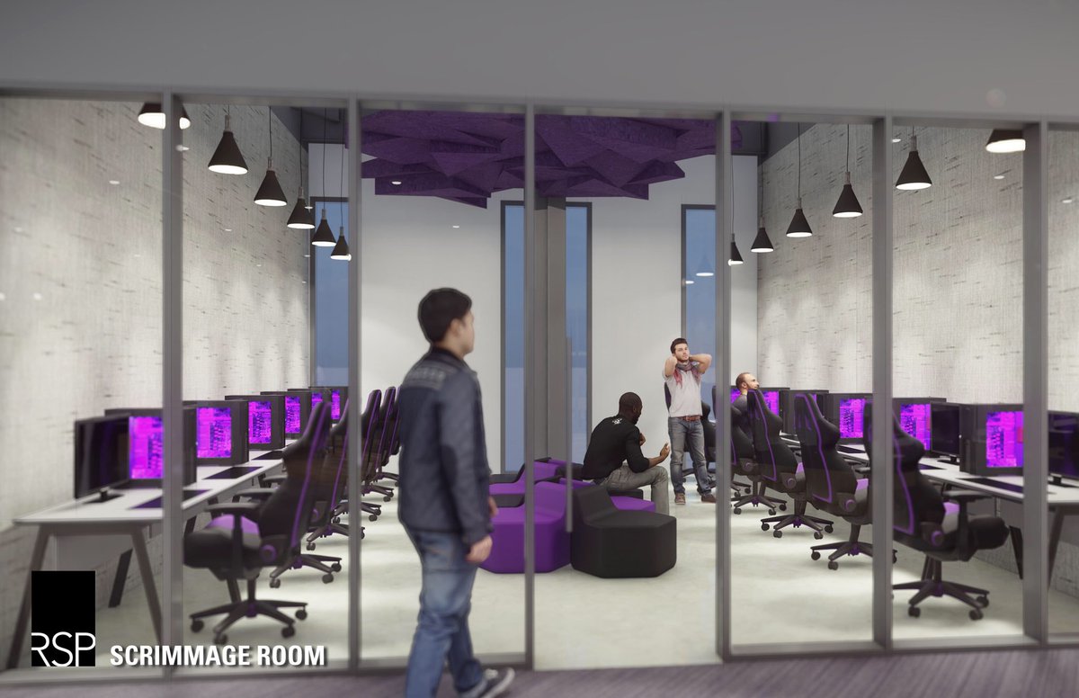 rsparch's tweet photo. With branding inspired by Minnesota’s Scandinavian culture, we’re enjoying the design process for the new @COD_MN franchise facility. Practice. Play. Watch. This space is sure to entertain, as we welcome them to the #boldnorth in 2020. #rspdesignthatworks #projectinprocess https://t.co/n7td5aX7ez