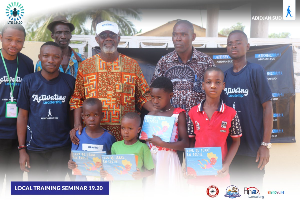AIESEC_ABS's tweet photo. Du 13 au 15 s'est tenu le séminaire d'intégration des nouveaux membres d'AIESEC Abidjan Sud qui s'intitule Local Training Seminar.
Ce séminaire s'est effectué à Fresco.
En outre, l'entité a effectué une activité de recyclage #EcoloTour qui a permis de faire des dons aux enfants. https://t.co/n0YYeIWQ2Q