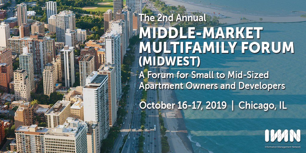 I’m pleased to announce I will be speaking at @IMN_RealEstate’s #MultifamilyMidwest Forum on October 16-17 in Chicago, IL. Register today to save 20% by using the code SP20 and connect with owners, operators, investors &amp; service providers in the industry. imn.org/multifamilymid…