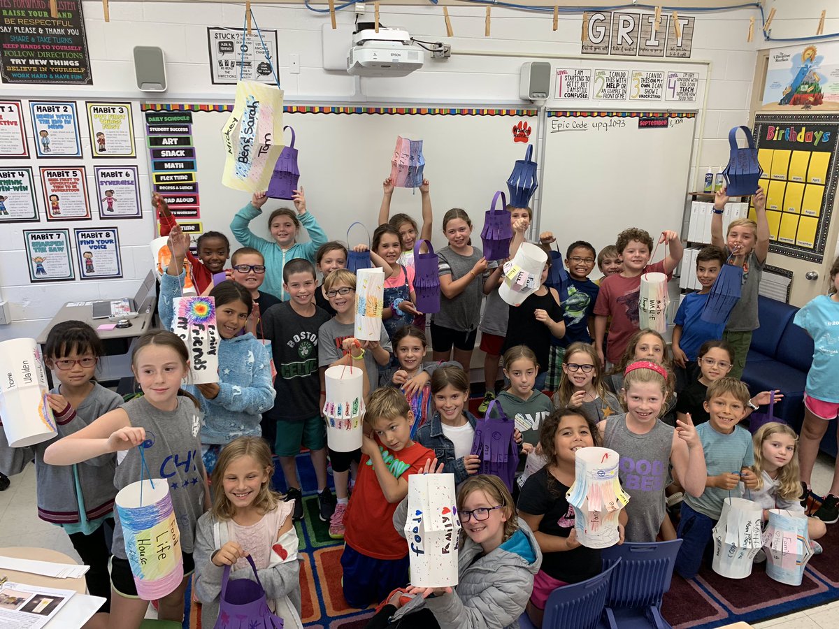 Thank you <a href="/GratitudeGener1/">Gratitude Generation</a> for another fun activity! @montgomeryin3rd and I loved making Gratitude Lanterns today! #engage109 #wal109