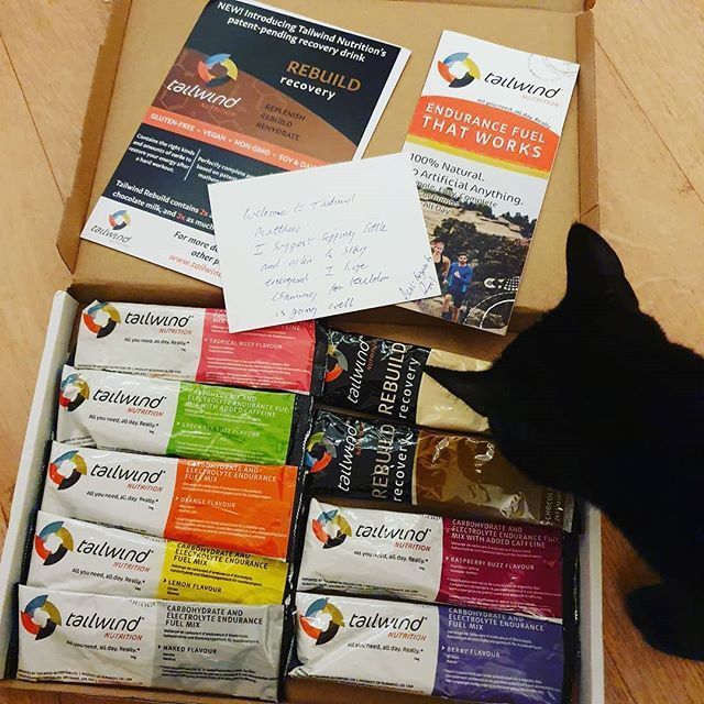 running_breeze's tweet photo. Love the personal touch in my first delivery from @tailwindnutritionuk 
Arthur seems pretty excited to see how I get on trying out a new way to fuel my runs and rides. If it's good enough for @best_cees_scenario then it's worth a go I reckon!
#curiouscat… https://t.co/GMFHXuaNoq https://t.co/6DCemNg3R4