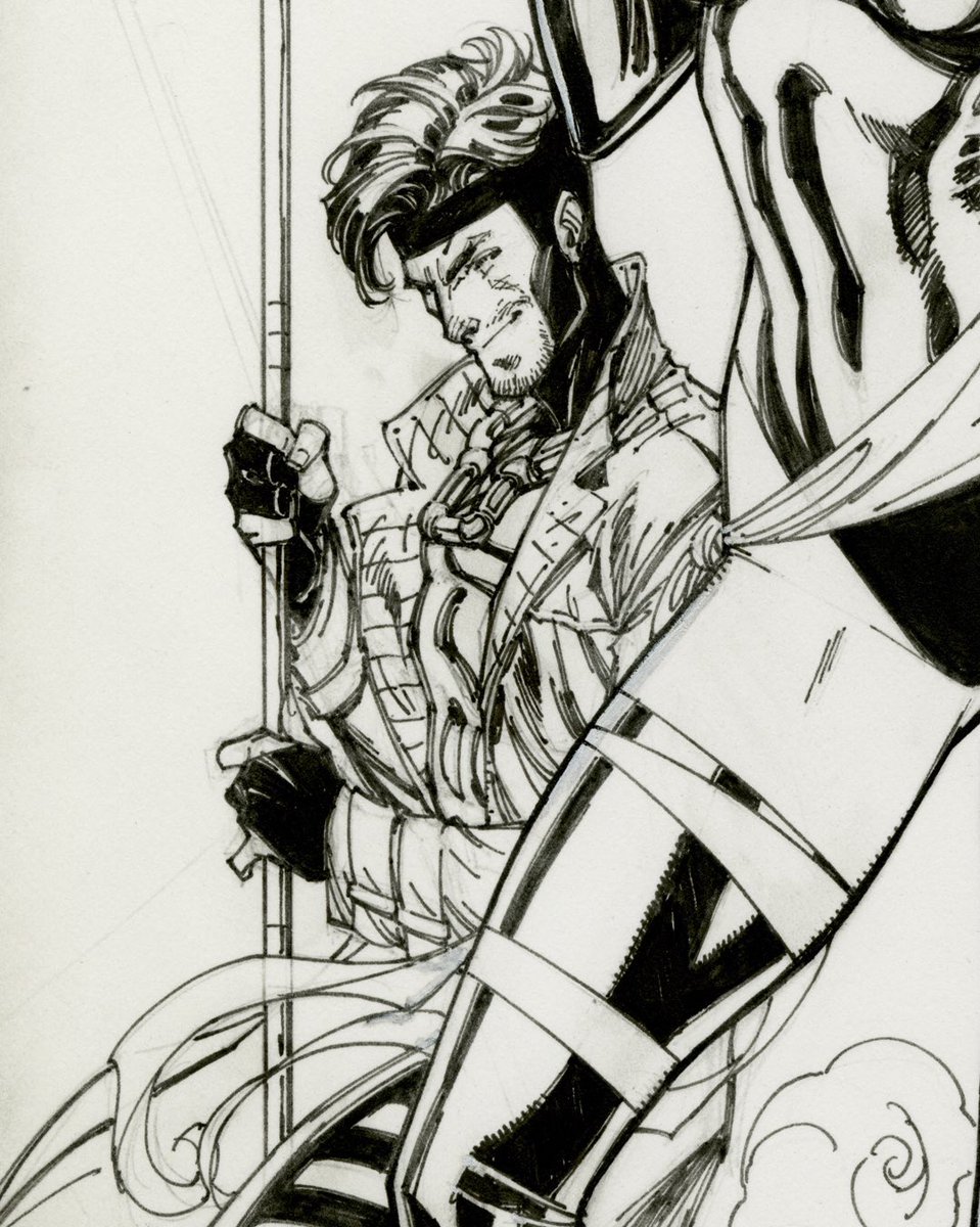 A few of those times I drew #XMEN's #Gambit... *colors by @Sabine_rich &amp; @PSteigerwald 
