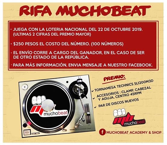 MuchoBeatshop's tweet photo. 💥 Listas las bases de la rifa de la Tornamesa Technics SL1200M3D.
Con sus accesorios (clamp, cabezal y aguja, centro 45rpm)
y Par de discos nuevos.

MANDA INBOX PARA COMPARTIRTE PASOS A SEGUIR !

#mtyfollow https://t.co/VuMrCWyYFQ