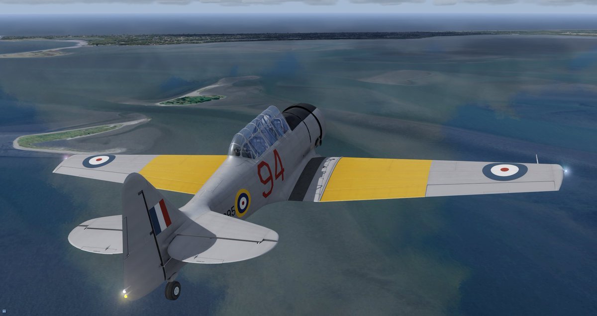 Dreamsofwings1's tweet photo. Itโs been too long! Taking up the wonderful T-6 Harvard at Bowerman #a2asimulations #bowerman #orbxsystems #t6texan #t6harvard #radialengine #warbirds #p3dv4 #instaaviation #aviationphotography #flying #aviationlovers #pilot #planespotting #wwiiaircraft #wwii #vintageaircraft https://t.co/61FMXTKUvJ