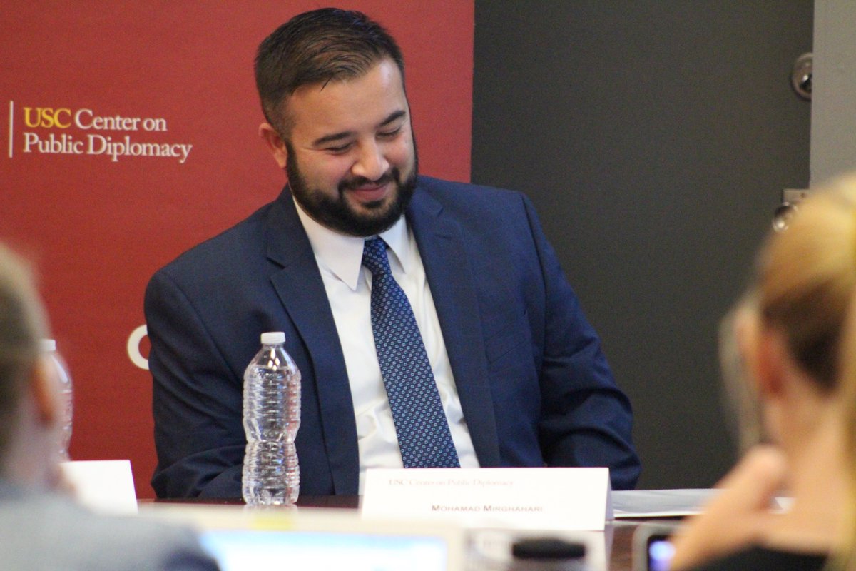 PublicDiplomacy's tweet photo. @USCAnnenberg @GlobalTiesUS Thank you to Katherine Brown, moderator
@mirghahari, and attendees in-person and online who followed along! To stay on top of more upcoming CPD book talks, sign up for our newsletter: https://t.co/GqrG7tKbHF #CPDengage #ascj @USCAnnenberg https://t.co/rik8r72uh9