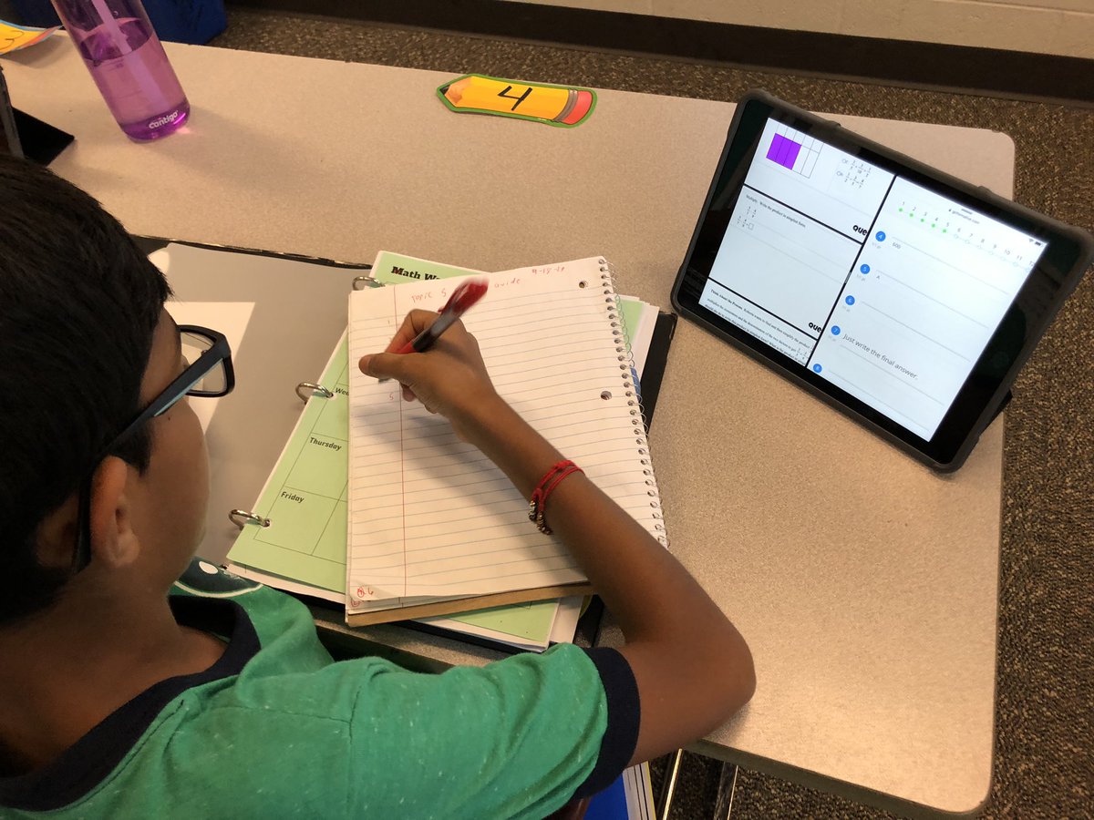 MrsAlgebrainiac's tweet image. ✅💯 Our first time using @goformative this year to review for our first big AOK was a success! Awesome to see instant feedback for quick conferencing, and our @CenturyWildcats even taught me a new #iPad hack: the split screen feature! #TechGeniuses  #edtech #osd135 #mtbos 💯✅