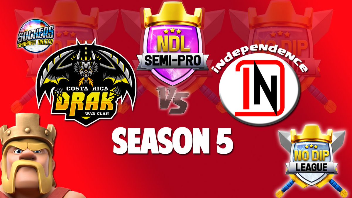 Sockers_'s tweet image. 🔴LIVE!!!!
SEMIFINALES DE LA NDL!!!
@No_Dip_League 

👉youtu.be/USRyZRADk6I

@CostaRica_Drak 🆚 @Am_Independence 

Vamos camino a la GRAN FINAL!!!
@ClashofClansESC 
RT🔄