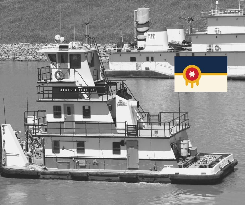 Happy #918Day! The Tulsa Port loves being apart of this great city. 💙 💛 ❤️  #TulsaPort #Tulsa