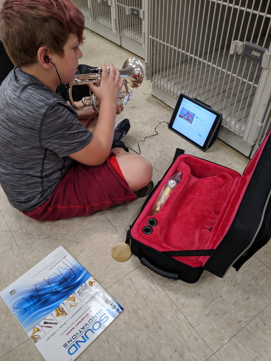 kariloeber's tweet photo. @edpuzzle has absolutely transformed beginning band at #traskmiddle ! I love the way this tool guides Ss to take ownership of their learning! https://t.co/7DCiHyQkRg