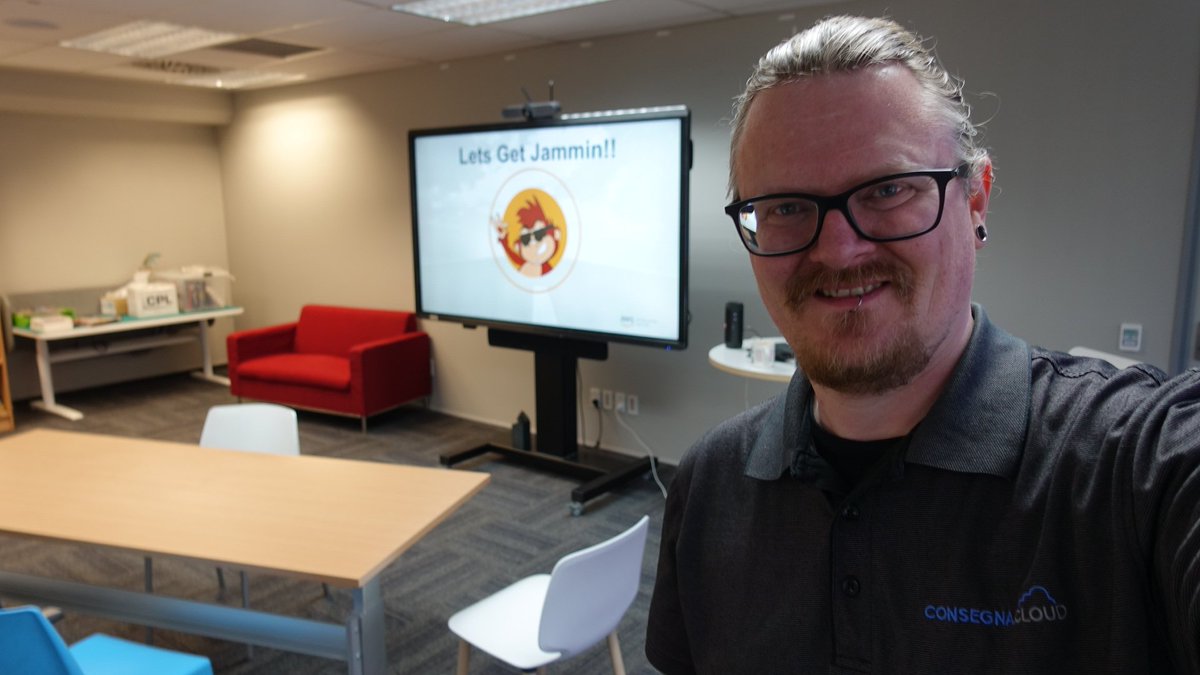 #AWS Jamsession is ready to go.
Very proud to be running an #AWS Jamsession at one of our clients for @Consegna_Cloud