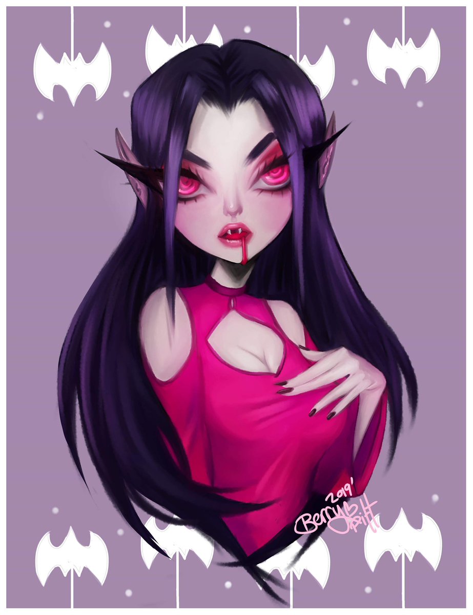 berryypitt's tweet photo. Revamped (heh) my vampire oc Layla 💄💜⚰️

#digitalart #drawing #art #ArtistOnTwitter https://t.co/XX2zoalQvu