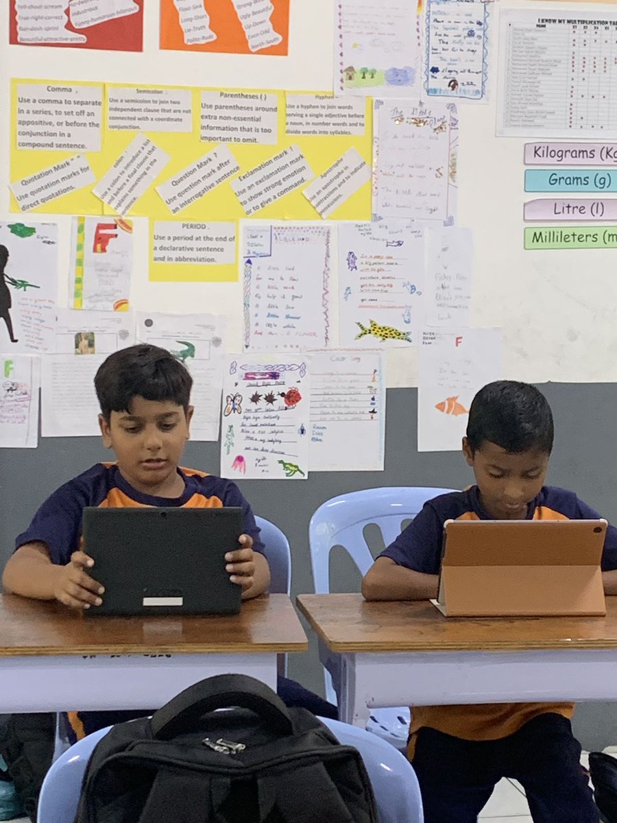 Brightwaymv's tweet photo. Usage of IT resources is an important part of the learning culture in BISM. Our students are using Tablets with LMS. @MoEdumv @aisthly @moosarashyd https://t.co/q9uiyKtCwh