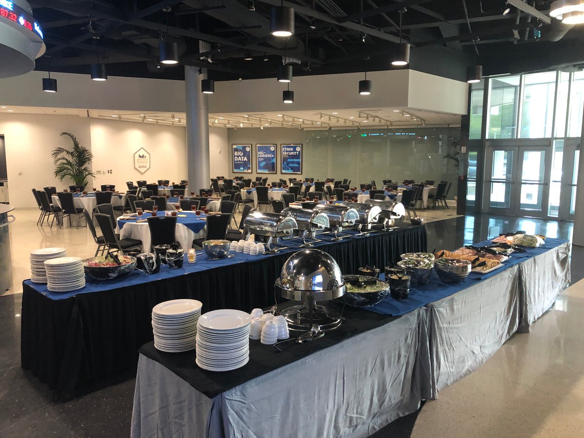 CESMemphis's tweet photo. It was a pleasure hosting the Paul Erdos lecture series at the FedEx Institute this past week! They enjoyed full use of our facility and our dining options! Let us host and cater your next event! https://t.co/j9vEiq3Fpg