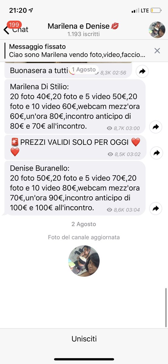 BuranelloDenise's tweet photo. SEGNALATELO È UNA TRUFFA!!!
Non siamo noi su #telegram (Denise e Distlio Marilena)
Smettetela di inviare Denaro!!!😱😱😱 https://t.co/2iBSpvu2ck