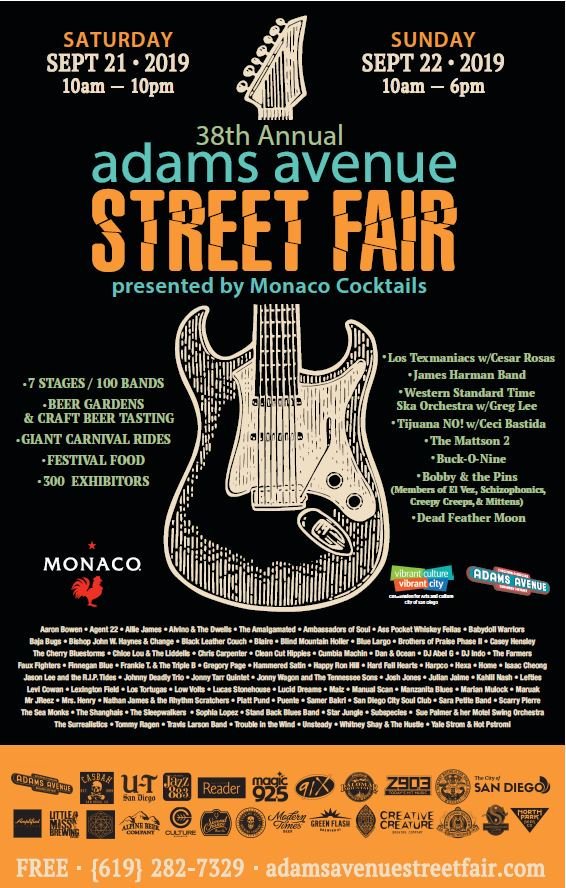 Going to the Adams Ave Street Fair this wknd? Come by @blindladyale &amp; try our beer collab we created with <a href="/fallbrewing/">Fall Brewing Company</a> + <a href="/AutomaticBrewCo/">ABC</a>! Garden Variety IPA will be on tap all wknd; $1 from every draft beer &amp; can sold gets donated to the Adams Elementary Garden Club! 🍺🍃🎸