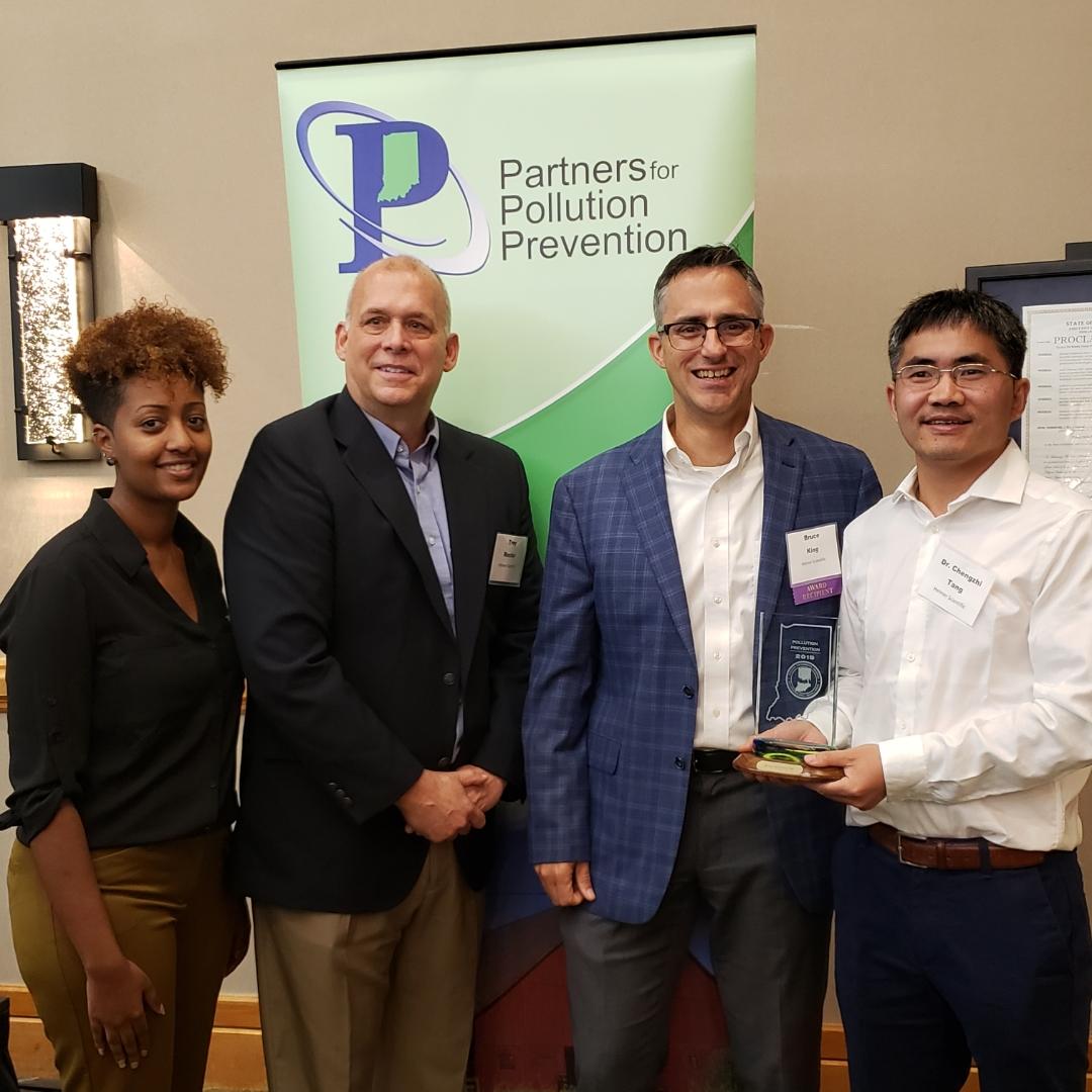 JobsatHelmer's tweet photo. Helmer was recognized today at the Governor's Award for Environmental Excellence! This is awarded to the most innovative, sustainable, and exemplary programs or projects that positively impact Indiana’s environment. Congratulations! #sustainability #environment https://t.co/d5gPgSyq4m