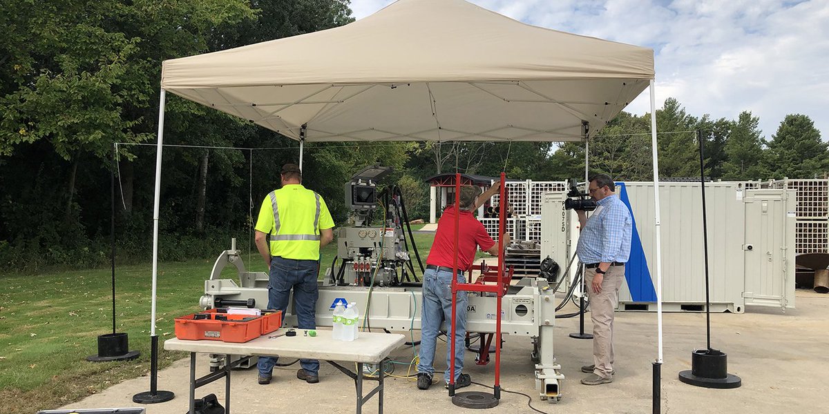 AkkermanInc's tweet photo. Photos from our #GBMGuidanceSystem set-up video session. Look for the final product early next year!
#GBM #GuidedBoring #GuidedAugerBoring https://t.co/EEdBnfnFnq